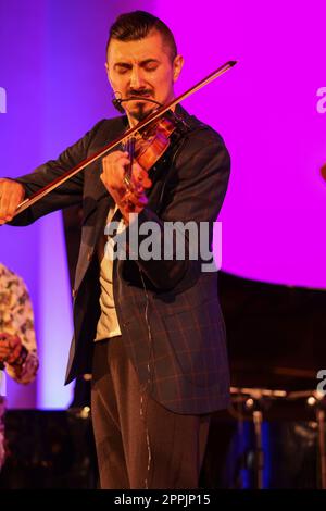 Adam Baldych Quartet e Paolo Fresu lat Summer Jazz Festival a Cracovia, Polonia Foto Stock