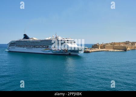 Norwegian Spirit - la Valletta Foto Stock