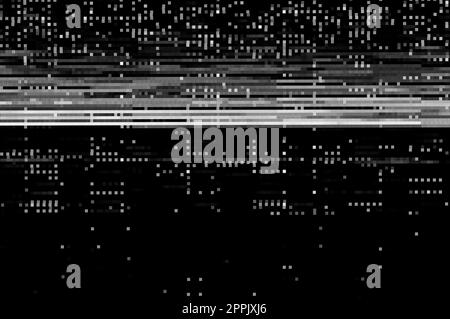 Modello di pixel di un glitch digitali Foto Stock