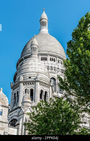 Famosa e iconica basilica del Sacro cuore a Parigi Foto Stock