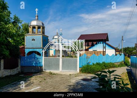 La chiesa ortodossa di Mila 23 nel delta del danubio in romania Foto Stock