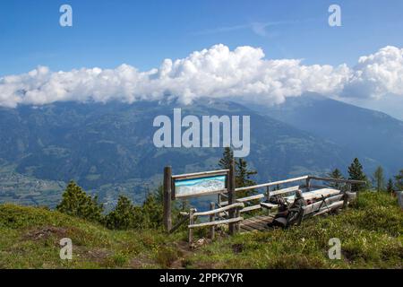 Paesaggio delle Dolomiti di Lienz in Austria. Massicce montagne alpine. Foto Stock
