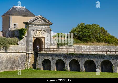 Cittadella di Saint Martin su Ile de Re, Charente-Maritime, Francia Foto Stock