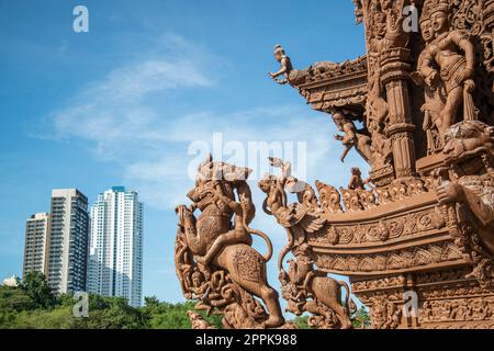 THAILANDIA PATTAYA SANTUARIO DELLA VERITÀ Foto Stock