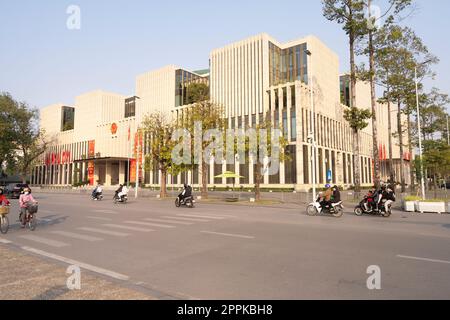 Hanoi, Vietnam, gennaio 2023. Vista esterna dell'Assemblea Nazionale del Vietnam nel centro della città