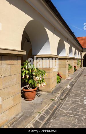 Cortile della passione del XVII secolo e santuario mariano dei Padri Bernardini, Kalwaria Zebrzydowska, Polonia. Foto Stock