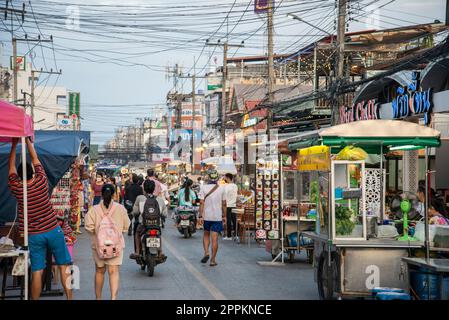 THAILAND PRACHUAP HUA HIN NGHTMARKET Foto Stock