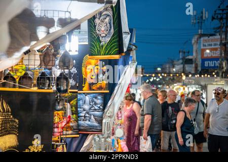 THAILAND PRACHUAP HUA HIN NGHTMARKET Foto Stock