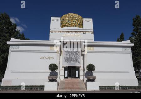 Edificio della secessione a Vienna Foto Stock