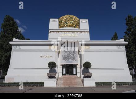 Edificio della secessione a Vienna Foto Stock