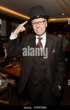 Thorsten Laussch,Senatsbockanstich 2023 im BLOCKBRÃ„U,Hamburg Landungsbruecken,04.02.2023 Foto Stock