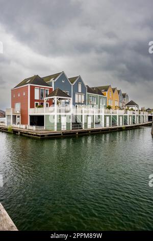 Moderna architettura residenziale a Houten, nei Paesi Bassi Foto Stock