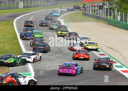 FANATEC GT WORLD CHALLENGE 23 Aprile 2023 a MONZA, Italia, Serie GT4 Foto Stock