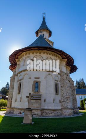 Monastero ortodosso di Putna in Bucovina Foto Stock