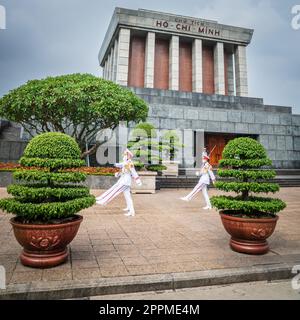 Mausoleo di Ho Chi Minh Foto Stock