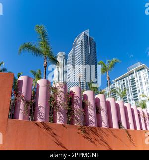 STATI UNITI Bank Tower e Deloitte Building o gas Company Tower Foto Stock