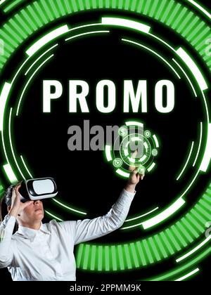 Promozione di visualizzazione concettuale. Word per una serie di passaggi che devono essere eseguiti per completare le attività Foto Stock