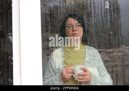 La solitudine fa male Foto Stock