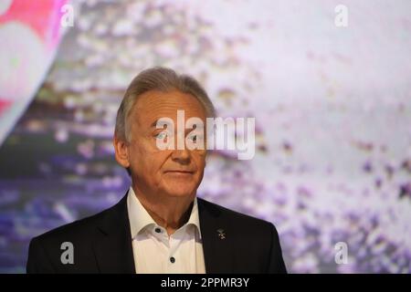 Europapark Rust - inizio stagione Conferenza stampa 2023 Foto Stock