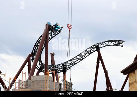 Europapark Rust - inizio stagione Conferenza stampa 2023 Foto Stock