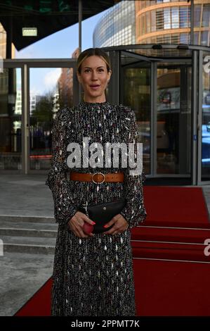 Wolke Hegenbarth bei der Premiere des Theatestücks 'Stolz und Vorurteil *oder so' im Theater am Potsdamer Platz. Berlino, 23.04.2023 Foto Stock