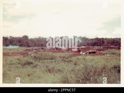 1968 operazione Cooler 2nd bataillon 35th artiglieria guerre du Vietnam Foto Stock