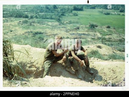 Marines du 3rd battaglione 4th marines reggimento au Vietnam Foto Stock