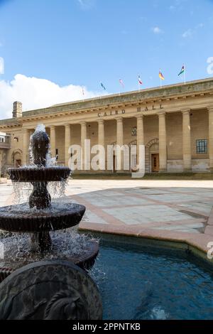 Caird Hall in City Square è un auditorium situato a Dundee, in Scozia Foto Stock