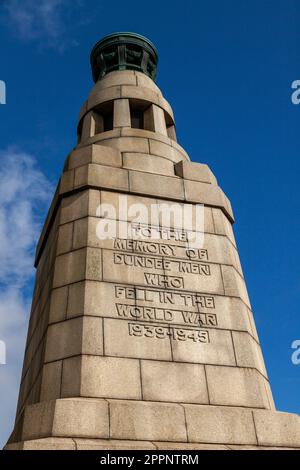 Dundee Law War Memorial in cima a Dundee Law. Foto Stock