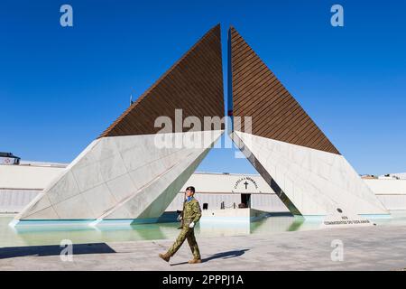 Monumento aos Combatentes do Ultramar, Monumento ai combattenti d'oltremare, Belem, Lisbona, Portogallo, Europa Foto Stock