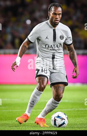 Renato SANCHES di PSG durante il campionato francese Ligue 1 partita di calcio tra FC Nantes e Parigi Saint-Germain il 3 settembre 2022 allo stadio la Beaujoire di Nantes, Francia - Foto Matthieu Mirville / DPPI Foto Stock