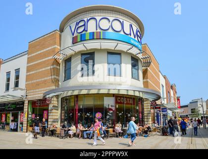 Nuovo Vancouver Shopping Centre, King's Lynn, Norfolk, Inghilterra, Regno Unito Foto Stock