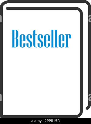 Icona del libro Bestseller Illustrazione Vettoriale