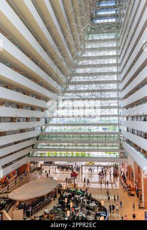 Il Marina Bay Sands Hotel, Singapore Foto Stock