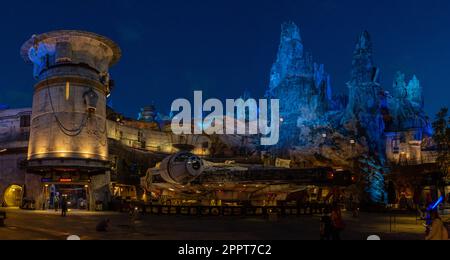 L'incredibile Millennium Falcon. Foto Stock