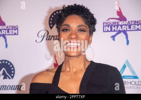 New York, Stati Uniti. 24th Apr, 2023. NEW YORK, NEW YORK - 24 APRILE: Alicia Hall-Moran partecipa al Figure Skating nel 26th° Gala annuale di Harlem "Celebring Excellence & Sisterhood", che si terrà a Gotham Hall il 24 aprile 2023 a New York City. Credit: Ron Adar/Alamy Live News Foto Stock