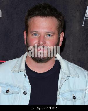 West Hollywood, Stati Uniti. 24th Apr, 2023. Brent Morin arriva alla Los Angeles Premiere of Fatal Attraction che si tiene al SilverScreen Theater presso il Pacific Design Center di West Hollywood, California, lunedì 24 aprile 2023 . (Foto di Juan Pablo Rico/Sipa USA) Credit: Sipa USA/Alamy Live News Foto Stock