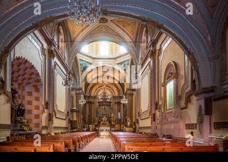 Chiesa cattolica di nostra Signora di Guadalupe, El Marques, Queretaro, Messico Foto Stock