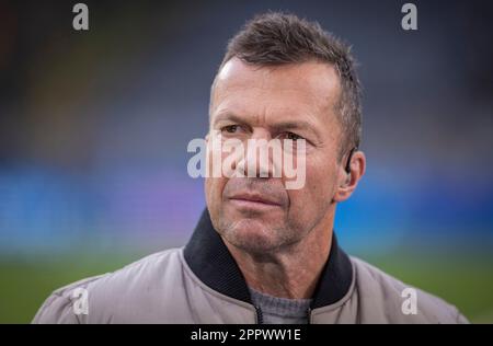 Dortmund, Germania. 22nd Apr, 2023. Lothar Matthäus Borussia Dortmund - Eintracht Frankfurt 22.04.2023 Copyright (nur für journalistische Zwecke) by Foto Stock