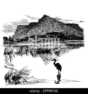 The Cape from the book ' from sketch-book and diary ' di Butler, Elizabeth, Lady, 1846-1933 Data di pubblicazione 1909 Londra : Burns & Oates Elizabeth Southerden Thompson (Londra, 3 novembre 1846 – Londra, 2 ottobre 1933) è stata una Foto Stock