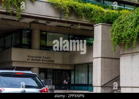 La Corte Provinciale della Columbia Britannica a Vancouver British Columbia Canada Foto Stock