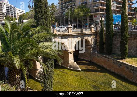 Palma di Maiorca. Torrent de sa riera, Palma di Maiorca, Isole Baleari, Spagna. Foto Stock