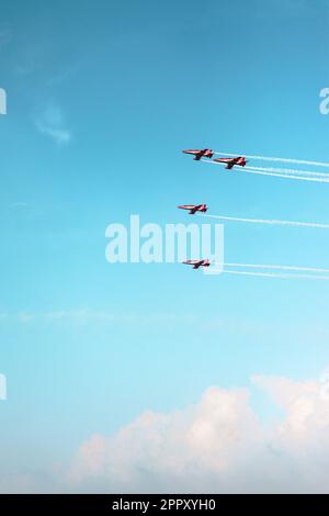 IAF Surya Kiran Acrobazie Team Foto Stock