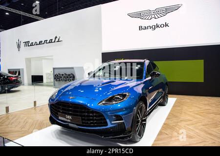 Aston Martin DBX 707 in mostra al Salone Internazionale dell'Auto di Bangkok 2023 il 21 marzo 2023 a Nonthaburi, Thailandia. Foto Stock