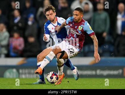 Blackburn, Regno Unito. 25th Apr, 2023. Durante la partita del campionato Sky Bet a Ewood Park, Blackburn. Il credito dell'immagine dovrebbe essere: Gary Oakley/Sportimage Credit: Sportimage Ltd/Alamy Live News Foto Stock