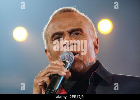 Lipsia, 12-19-2002, Harry Belafonte al gala di beneficenza ARD 'Jose Carreras -Gala 2002', Lipsia, 19 dicembre 2002. Foto Stock