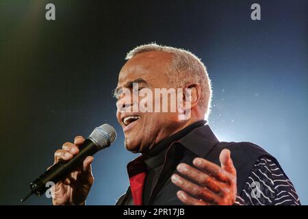 Lipsia, 12-19-2002, Harry Belafonte al gala di beneficenza ARD 'Jose Carreras -Gala 2002', Lipsia, 19 dicembre 2002. Foto Stock