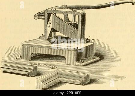 «Meccanismo moderno, che presenta gli ultimi progressi in materia di macchine, motori e trasmissione di potenza, essendo un volume supplementare alla cyclopedia di meccanica applicata di Appleton» (1892) Foto Stock