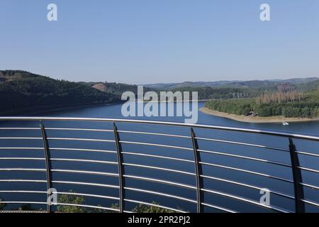 Impressionen vom Biggesee im Kreis Olpe Foto Stock