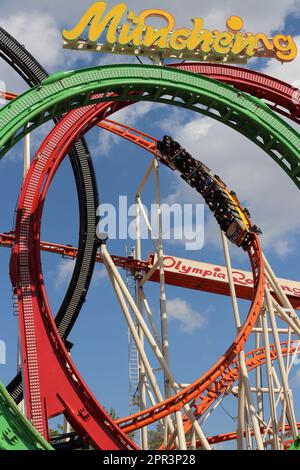 Montagne russe Vienna Foto Stock